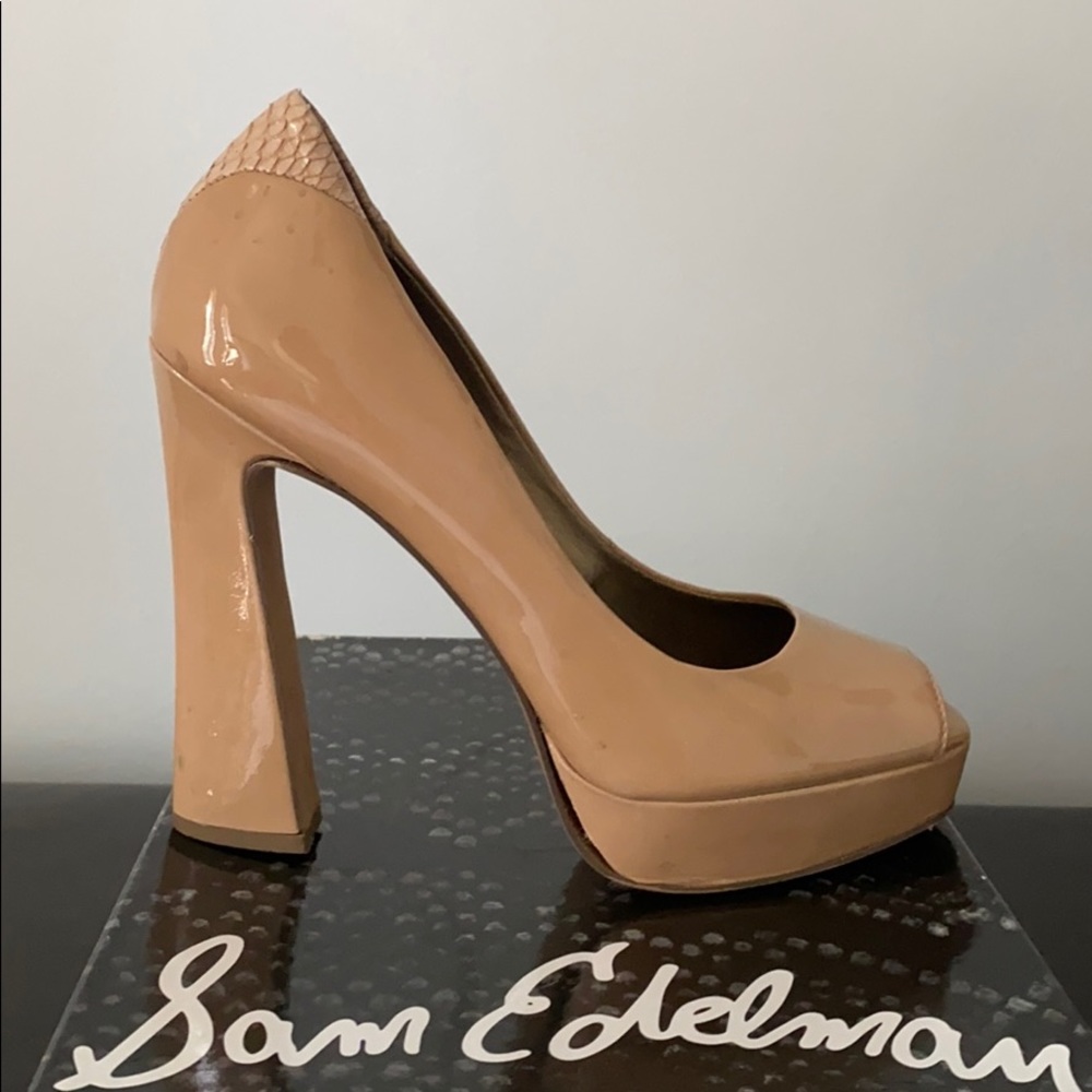Sam Edelman Tacoma Peep Toe in Blush Size 8.5